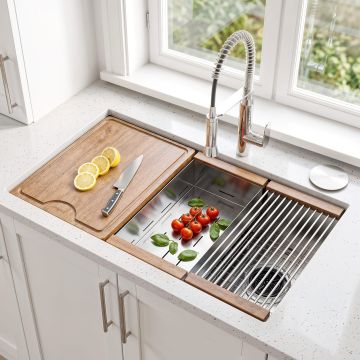AURUM WoodCraft™ Premium Tezgah Altı Evye Seti