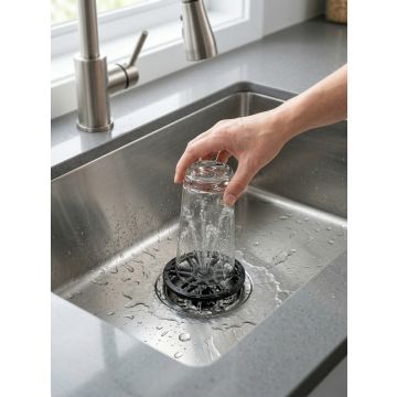 Bardak Durulayıcı Evye Gideri