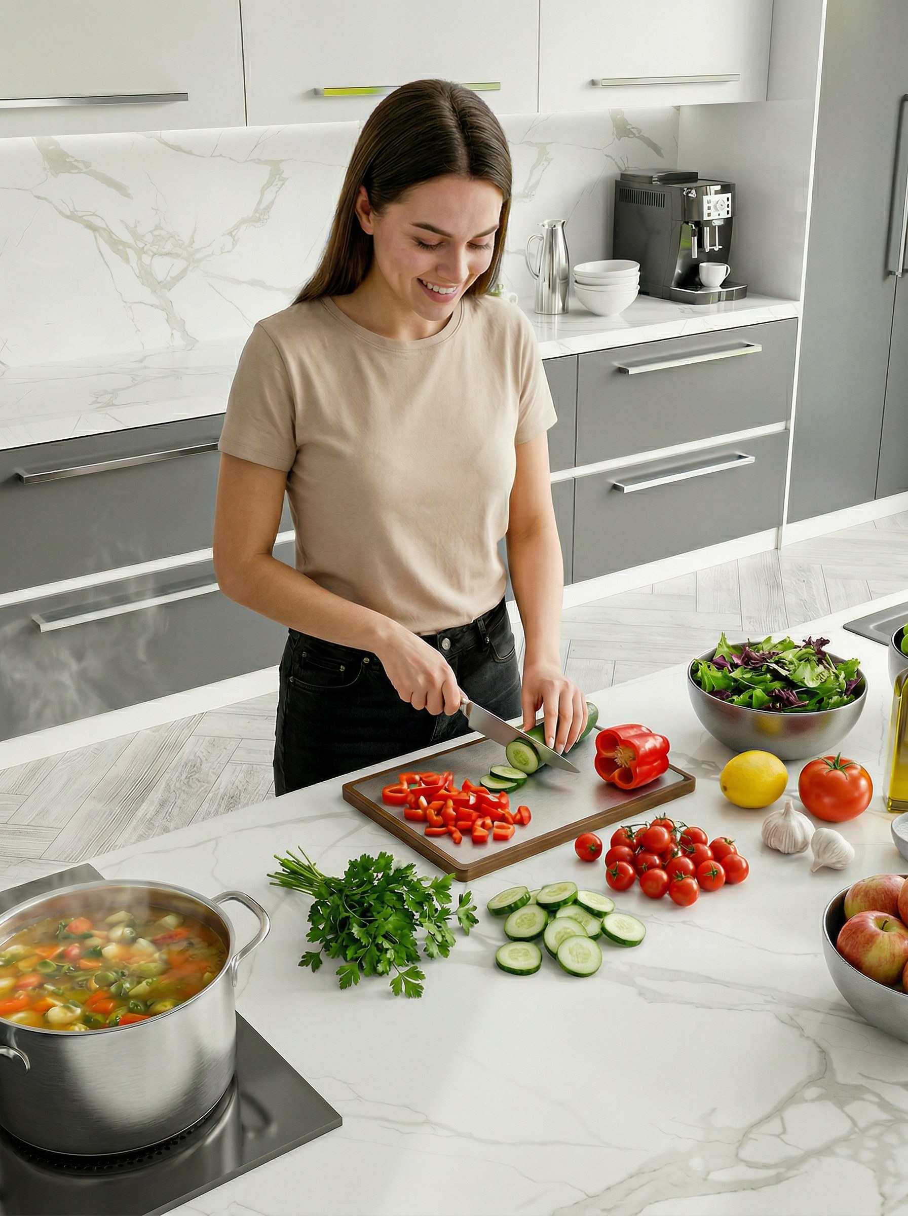 TriSurface 3&#039;ü 1 Arada Kesme ve Servis Tahtası