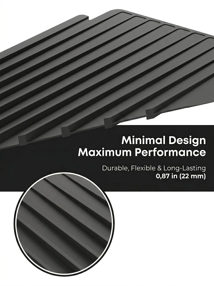 Silikon Kurutma Matı + Sabunluk &amp; Süngerlik