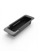 Velgrina Teleskopik Evye Üstü Süzgeç – Siyah Gri, 300–543 mm Ayarlanabilir